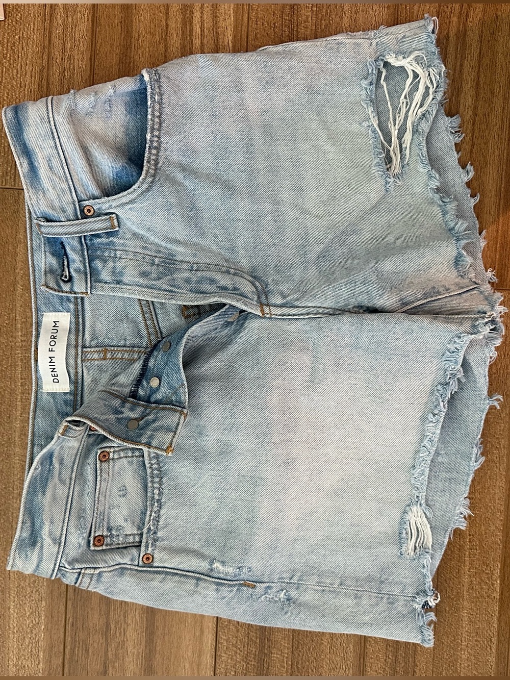 Denim Forum The Claudia Baggy Short
